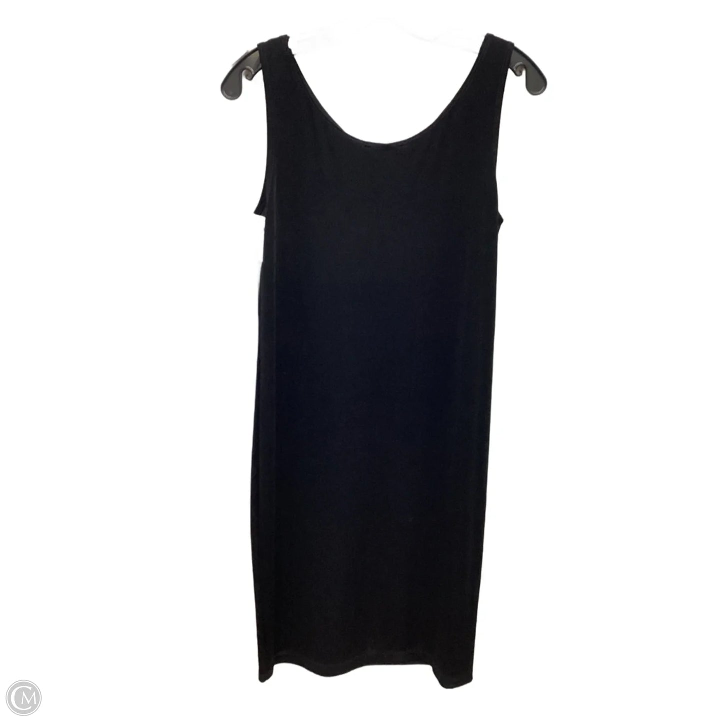 Dress Casual Midi By Chicos In Black, Size: S