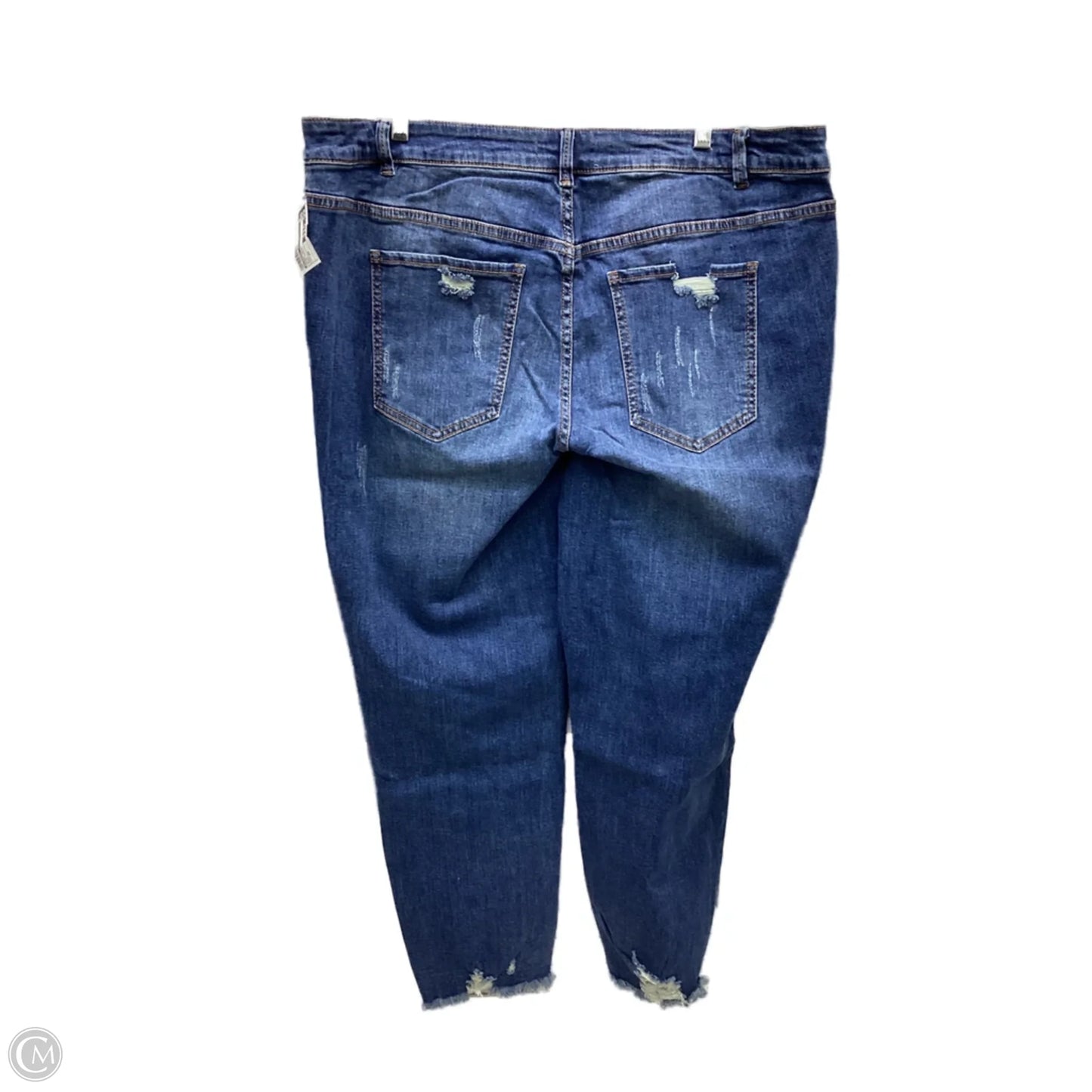Jeans Skinny By Eloquii In Blue Denim, Size: 20