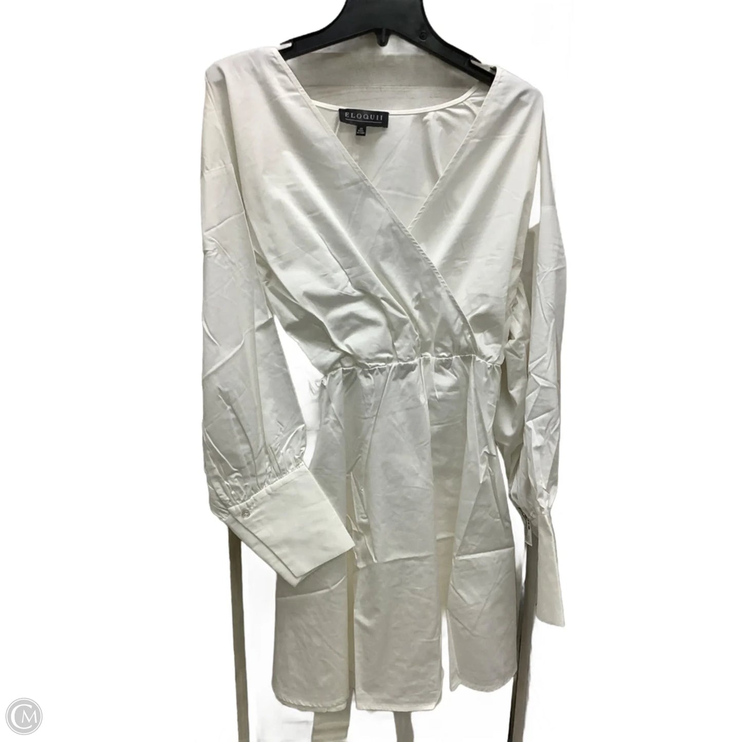 Dress Casual Midi By Eloquii In White, Size: 20