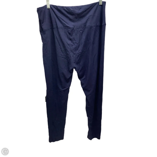 Athletic Leggings By Clothes Mentor In Blue, Size: 3x