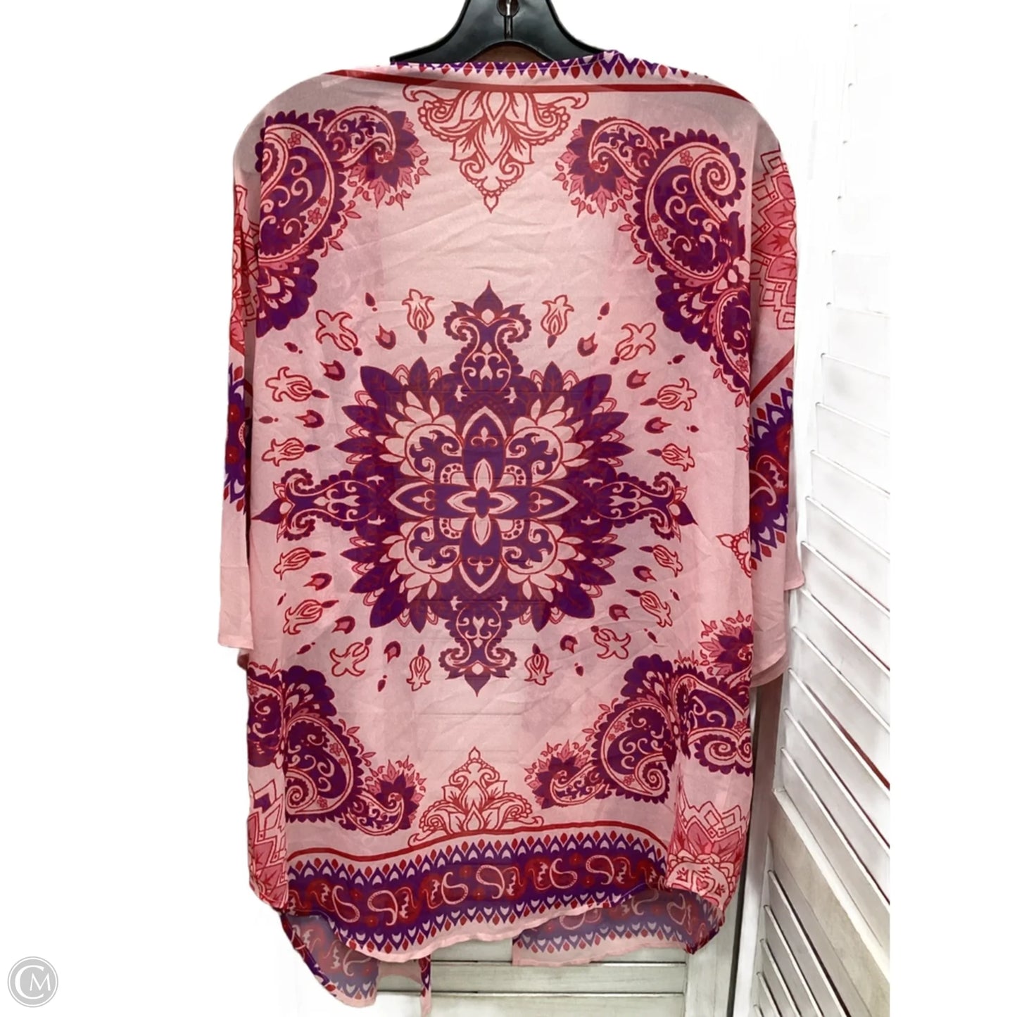Swimwear Cover-up By Clothes Mentor In Paisley Print, Size: M