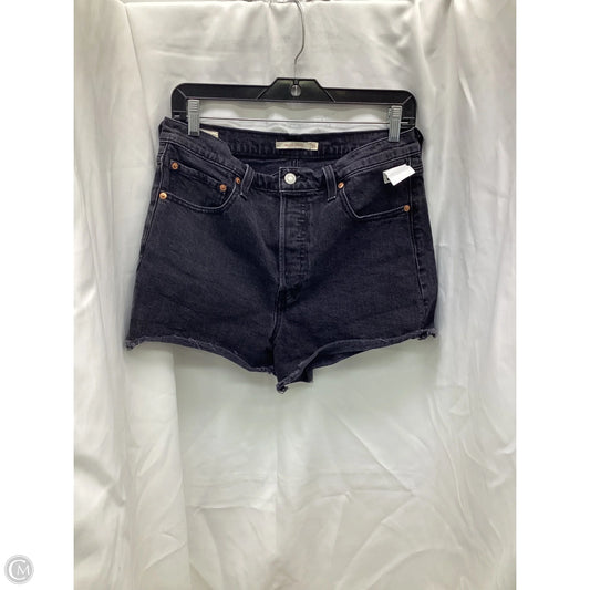 Shorts By Levis In Black Denim, Size: 8