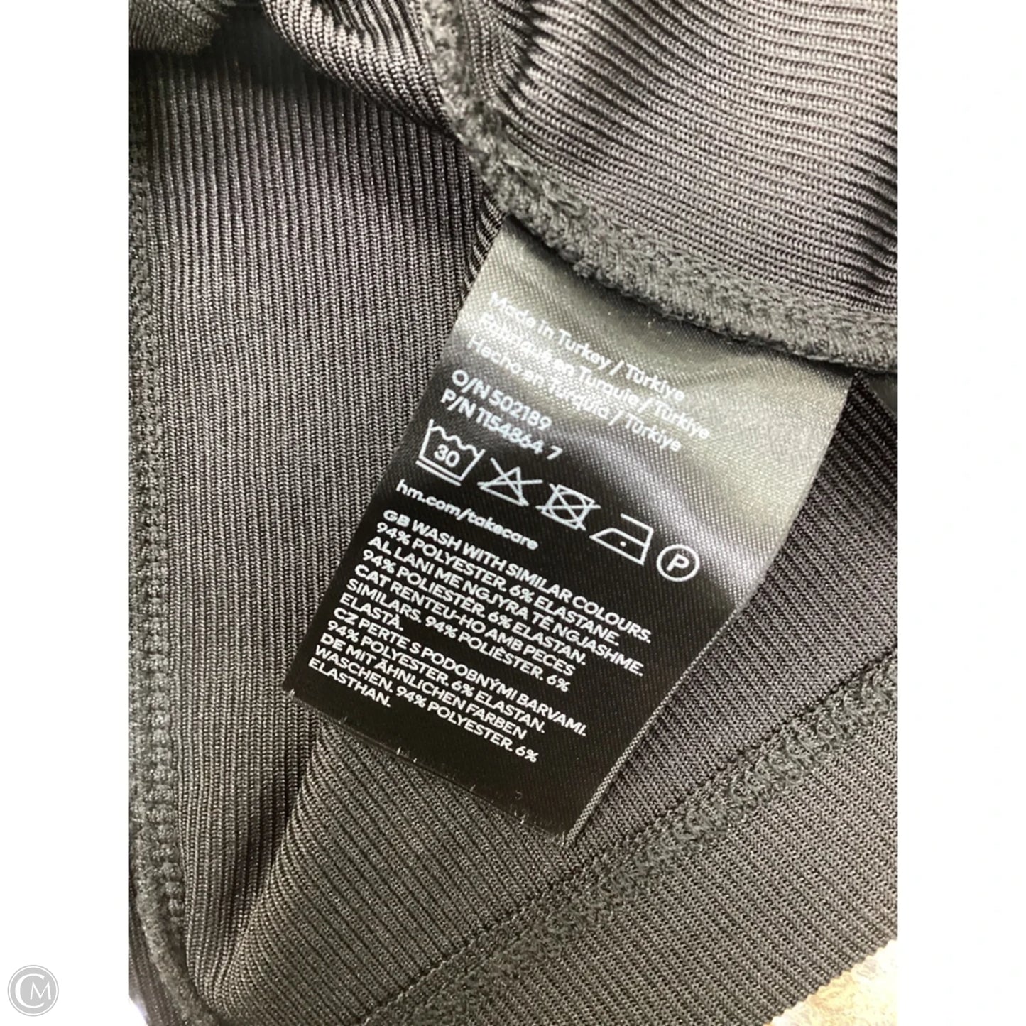 Dress Party Midi By H&m In Black, Size: S