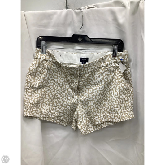 Shorts By J. Crew In Tan & White, Size: 6