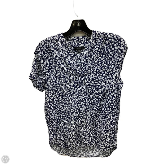 Top Short Sleeve By J. Crew In Floral Print, Size: Xxs