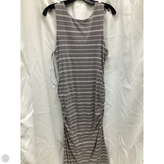 Dress Casual Maxi By Athleta In Striped Pattern, Size: L