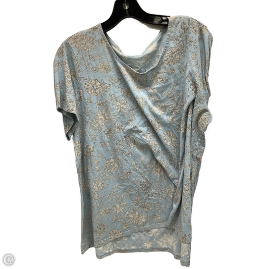 Top Short Sleeve By Pure Jill In Floral Print, Size: Xl