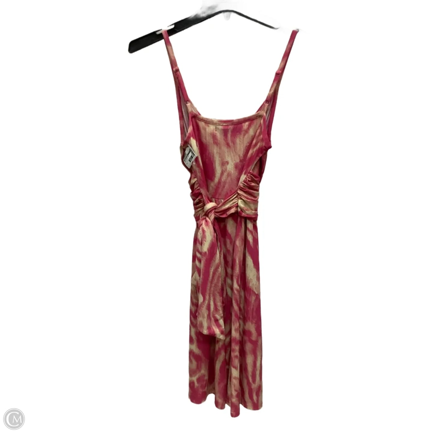 Dress Casual Midi By Jennifer Lopez In Pink & Tan, Size: S