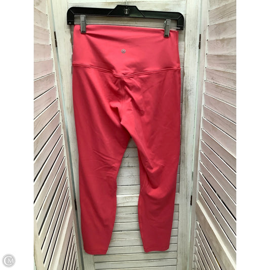 Athletic Leggings By Lululemon In Pink, Size: 8