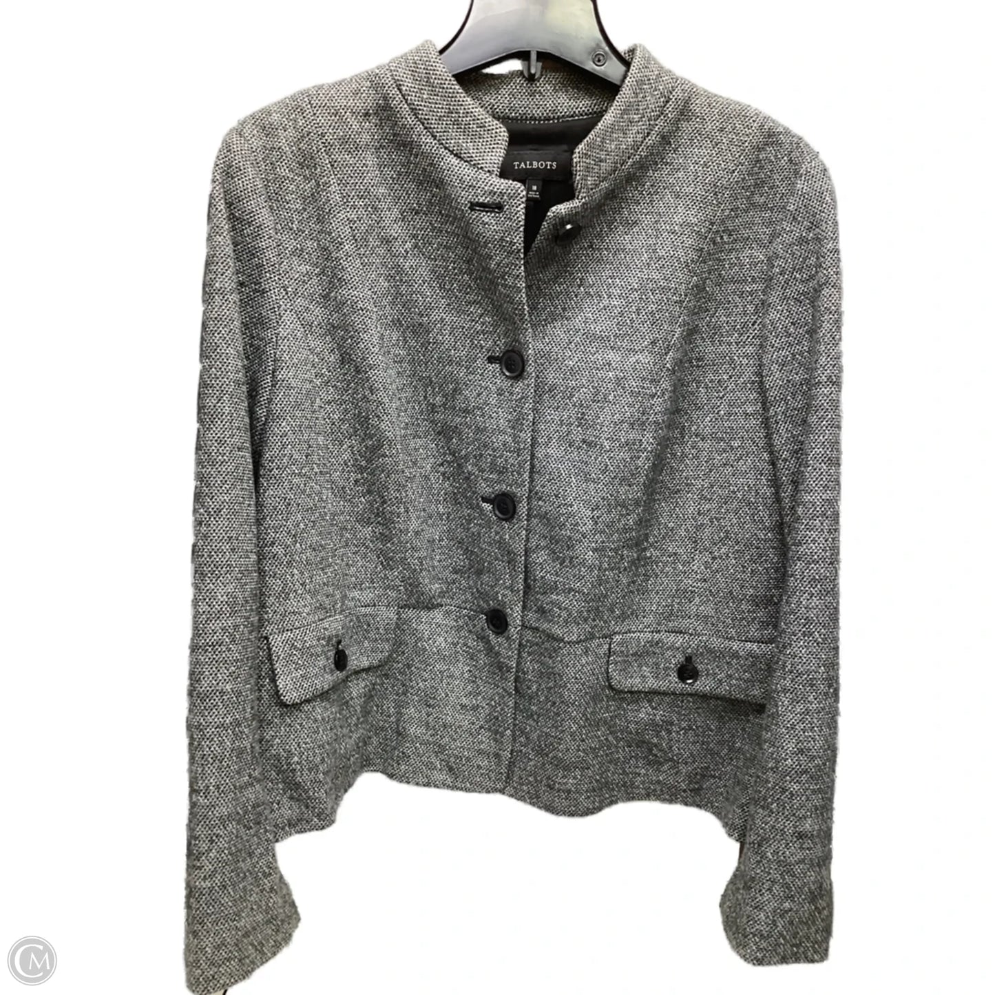 Blazer By Talbots In Grey, Size: 18