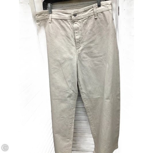 Pants Wide Leg By Universal Thread In Tan Denim, Size: 12