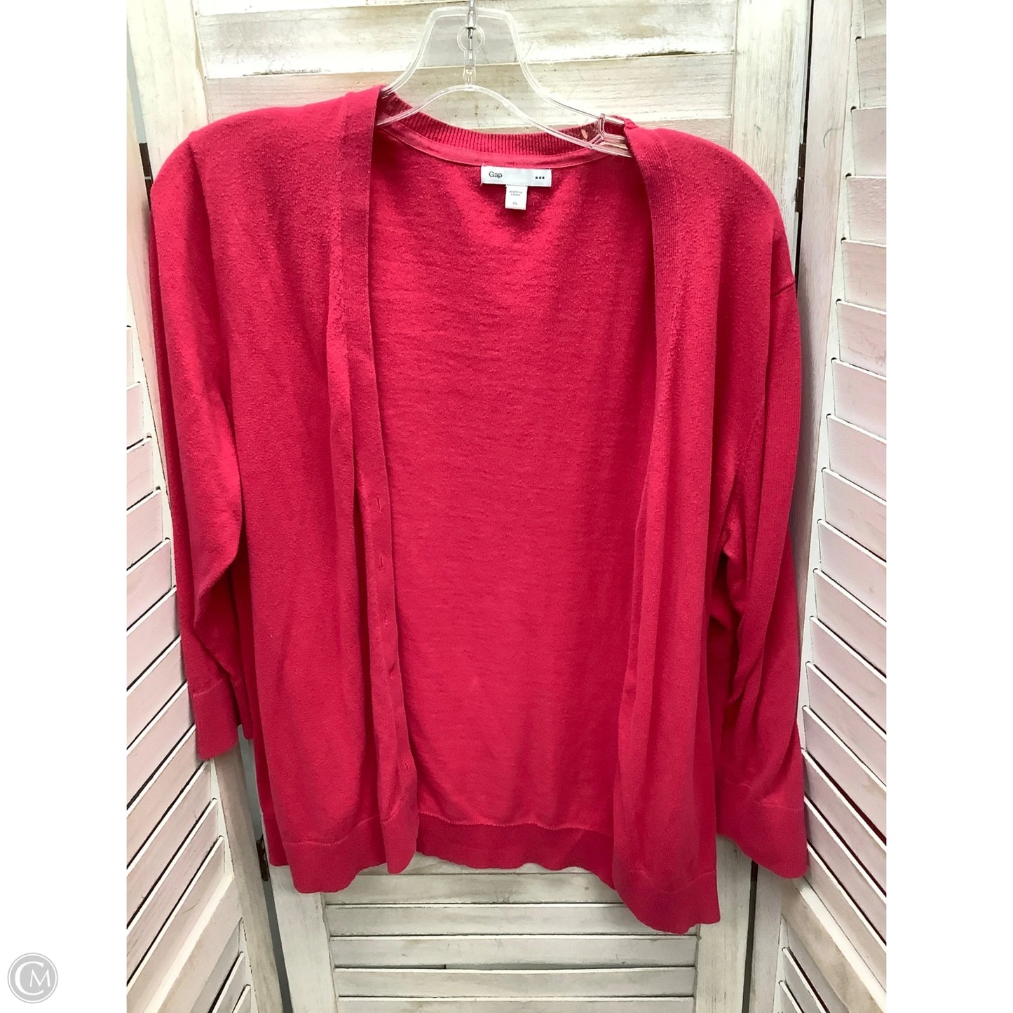 Cardigan By Gap In Pink, Size: Xl
