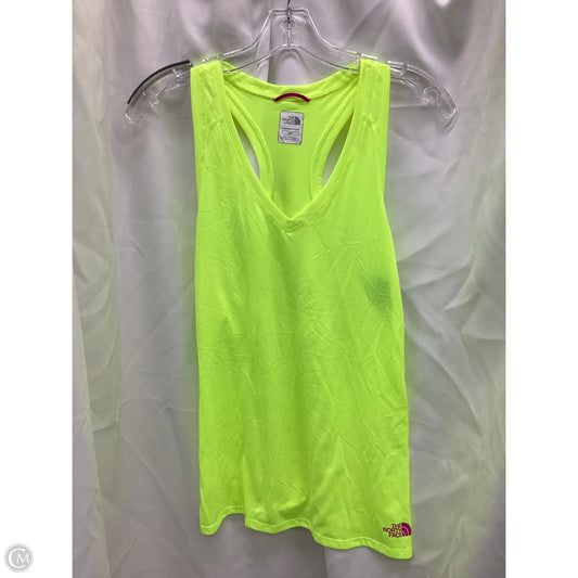 Athletic Tank Top By The North Face In Yellow, Size: M