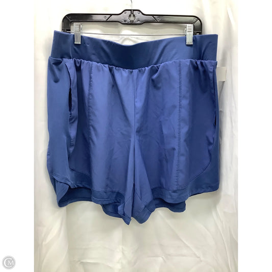 Athletic Shorts By Tek Gear In Blue, Size: Xxl