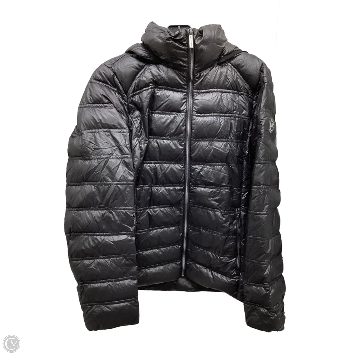 Jacket Puffer & Quilted By Michael By Michael Kors In Black, Size: M