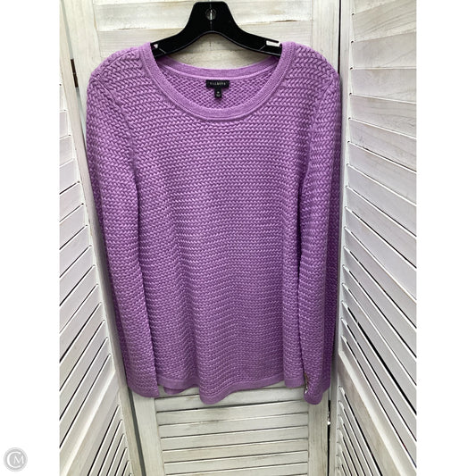 Sweater By Talbots In Purple, Size: M