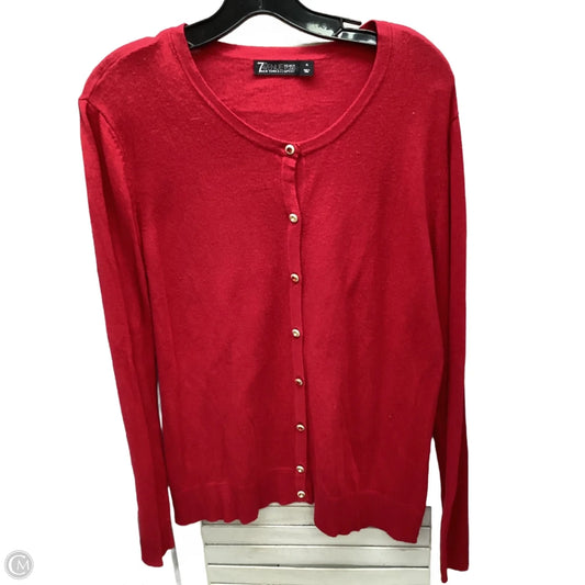 Cardigan By New York And Co In Red, Size: Xl