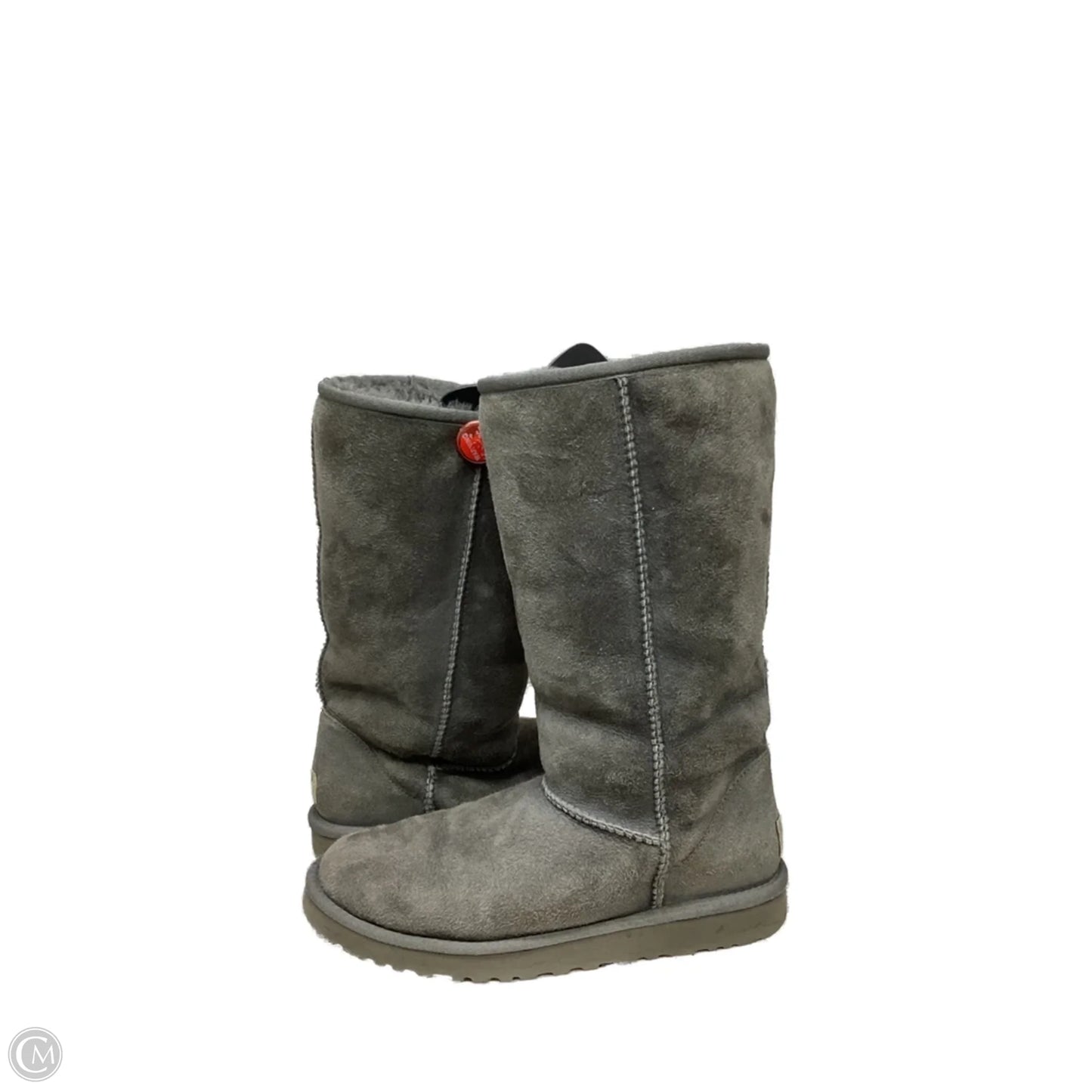 Boots Designer By Ugg In Grey, Size: 7