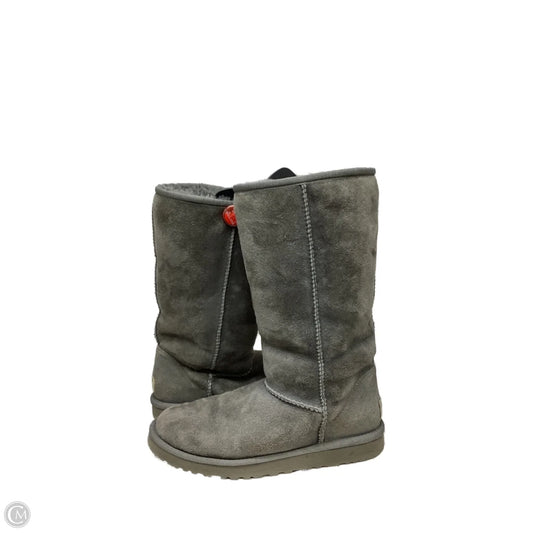 Boots Designer By Ugg In Grey, Size: 7