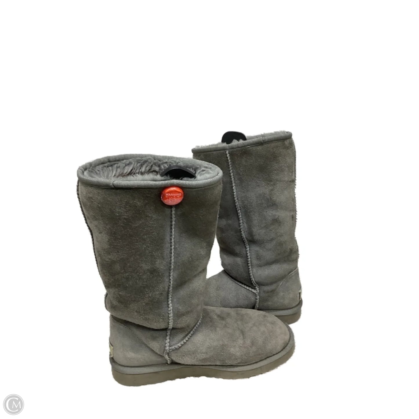 Boots Designer By Ugg In Grey, Size: 7