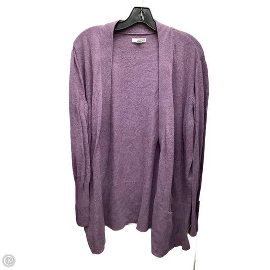 Cardigan By Sonoma In Purple, Size: Xxl