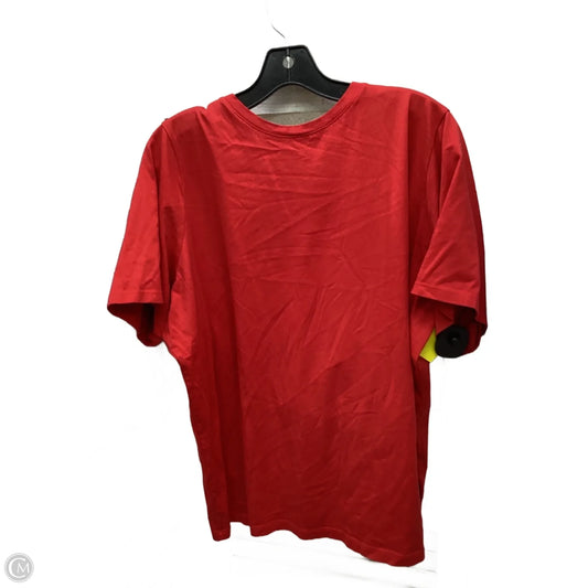 Top Short Sleeve By Lands End In Red, Size: 2x