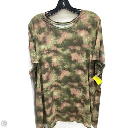 Top Short Sleeve By Lands End In Multi-colored, Size: 3x