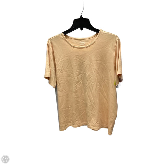 Top Short Sleeve By L.l. Bean In Orange, Size: 2x
