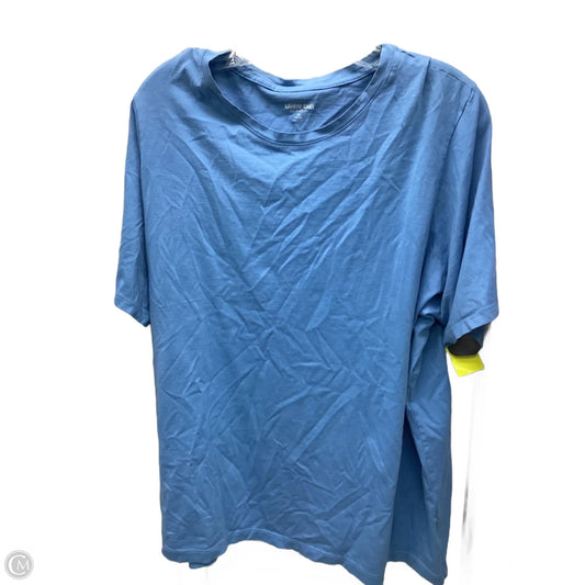 Top Short Sleeve By Lands End In Blue, Size: 2x