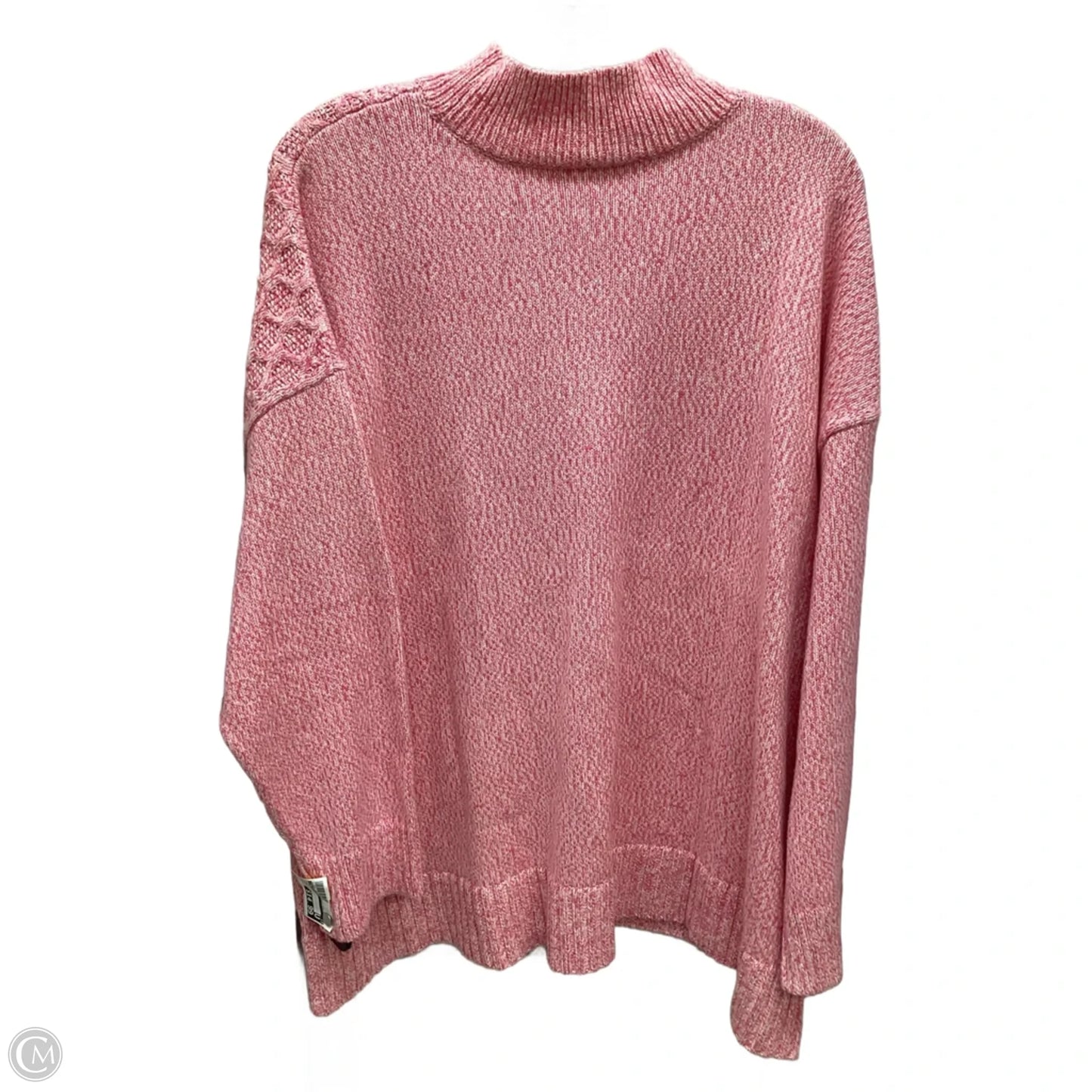 Sweater By Talbots In Pink, Size: 3x