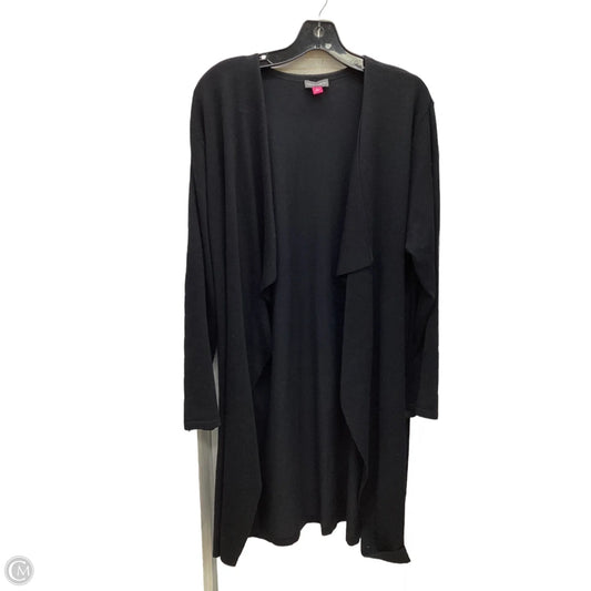 Cardigan By Vince Camuto In Black, Size: 2x