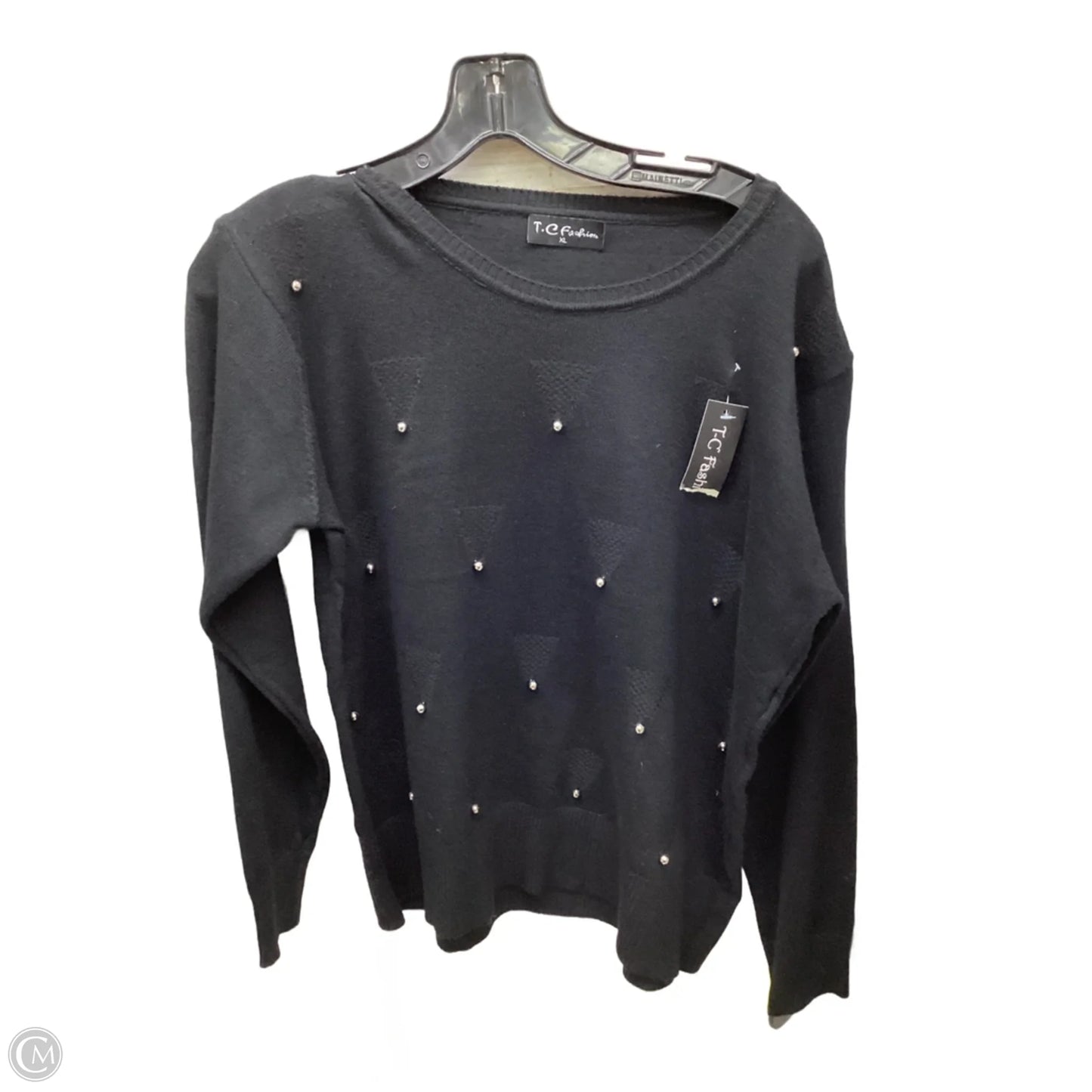 Sweater By Clothes Mentor In Black, Size: Xl