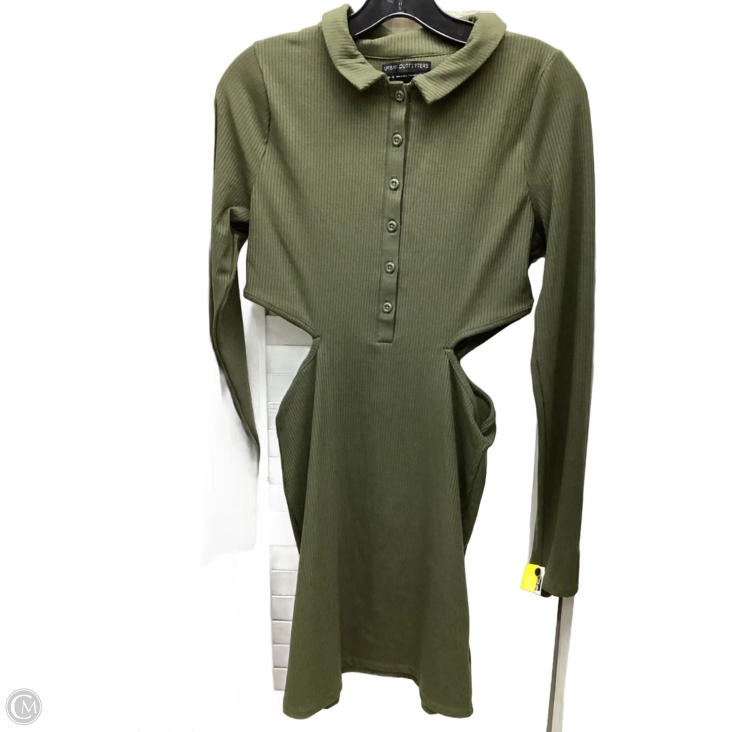Dress Casual Midi By Urban Outfitters In Green, Size: M