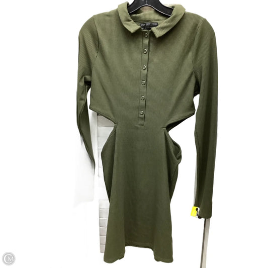 Dress Casual Midi By Urban Outfitters In Green, Size: M