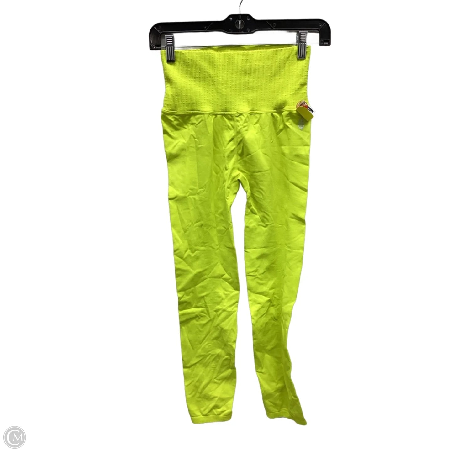 Athletic Leggings By Free People In Yellow, Size: M