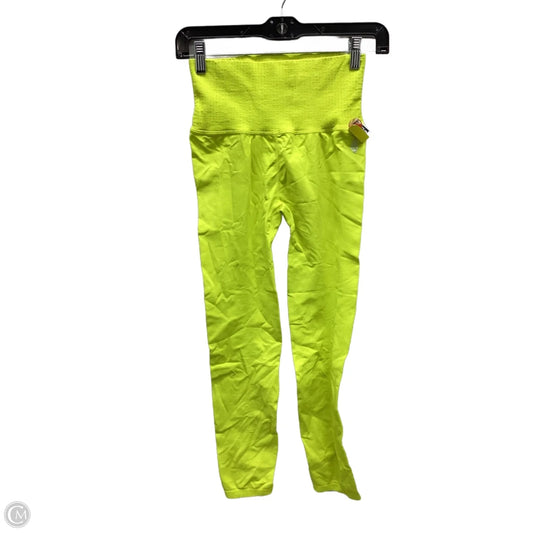Athletic Leggings By Free People In Yellow, Size: M