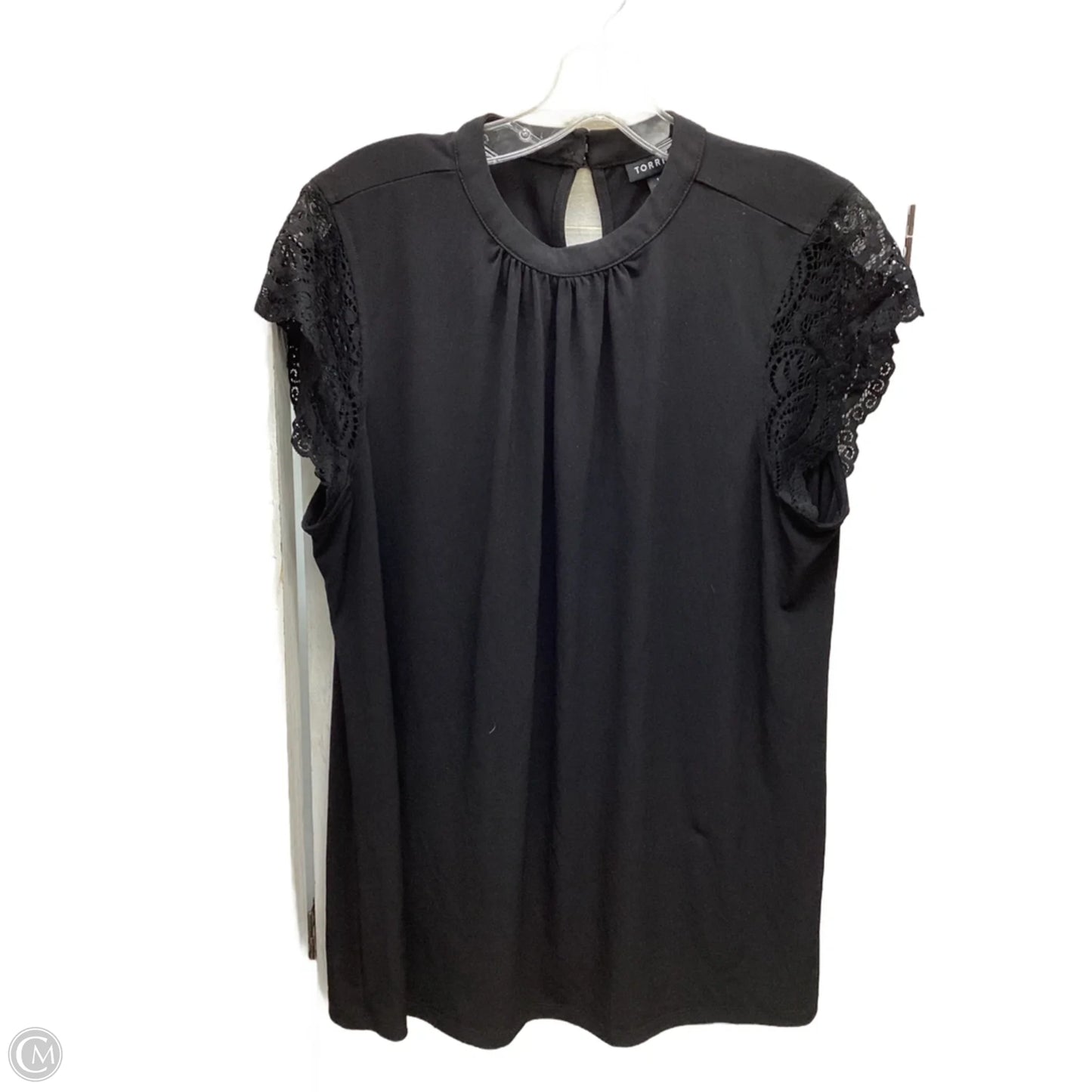 Top Sleeveless By Torrid In Black, Size: 1x
