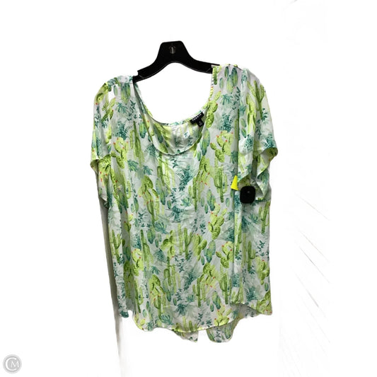 Blouse Short Sleeve By Torrid In Multi-colored, Size: 2x