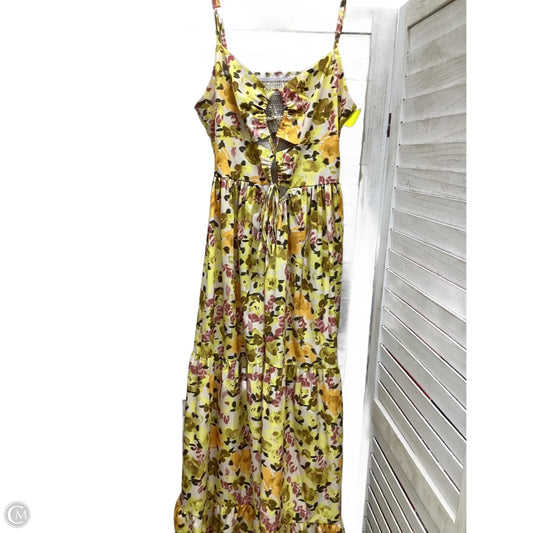 Dress Casual Maxi By Clothes Mentor In Floral Print, Size: L