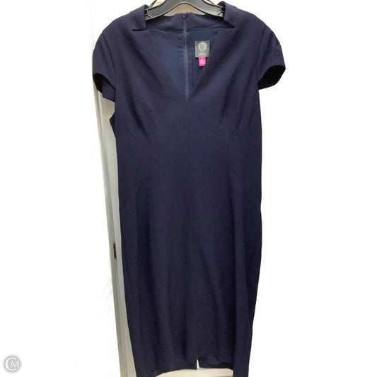 Dress Casual Midi By Vince Camuto In Navy, Size: 14
