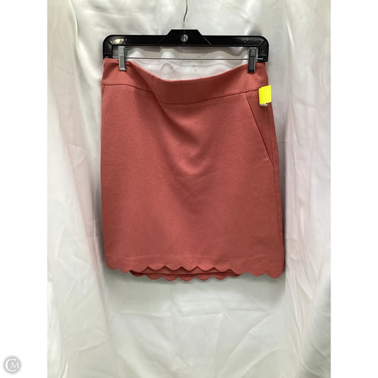 Skirt Midi By Ann Taylor In Coral, Size: 4