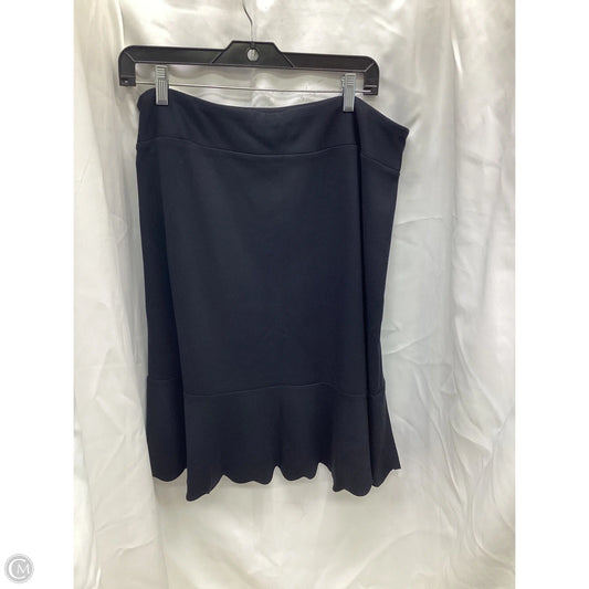 Skirt Midi By Talbots In Black, Size: L