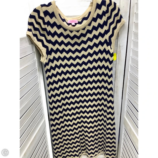 Dress Designer By Lilly Pulitzer In Striped Pattern, Size: L