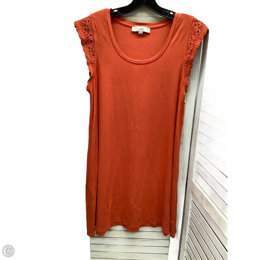 Dress Casual Midi By Loft In Orange, Size: M