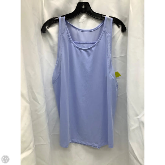 Athletic Tank Top By Jockey In Blue, Size: L