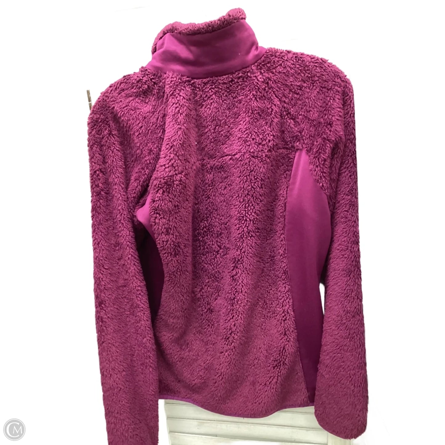 Jacket Faux Fur & Sherpa By Columbia In Maroon, Size: L