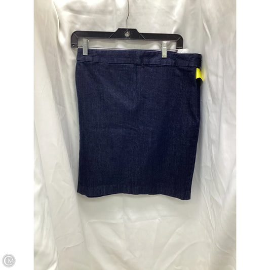 Skirt Midi By Tommy Hilfiger In Blue Denim, Size: 6