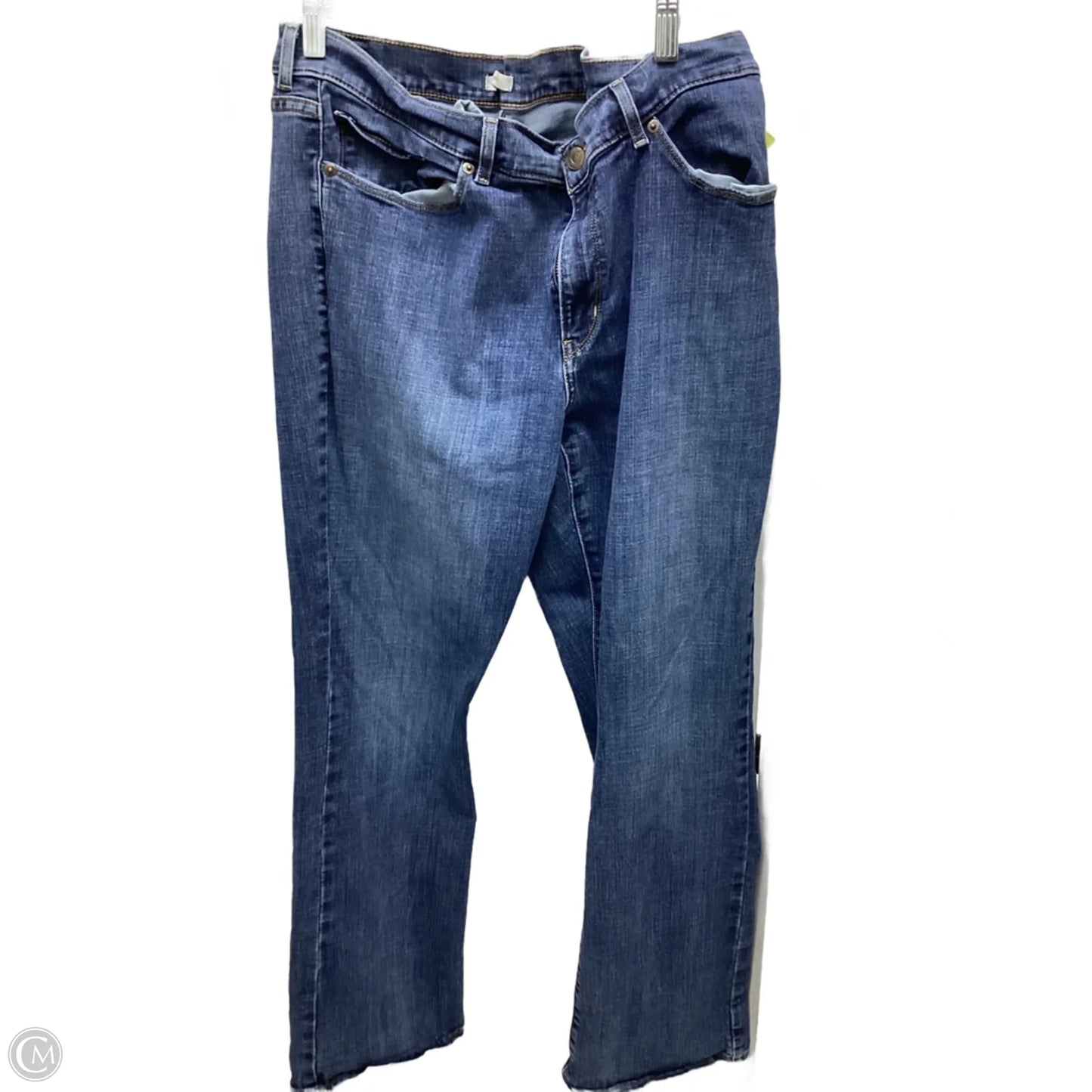 Jeans Boot Cut By Levis In Blue Denim, Size: 16