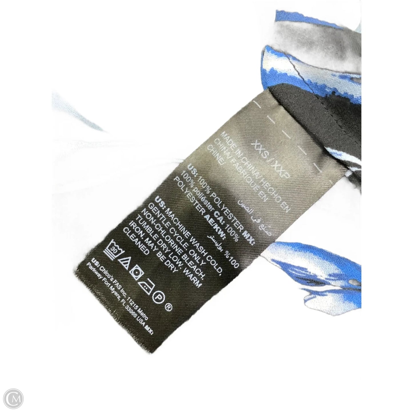 Top Long Sleeve By White House Black Market In Floral Print, Size: Xxs