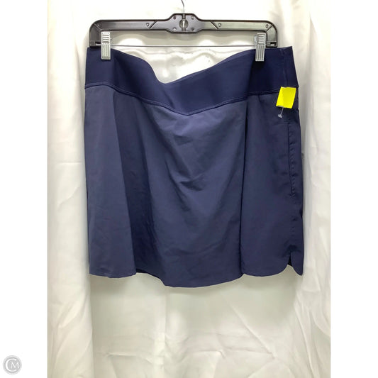 Athletic Skort By Puma In Blue, Size: Xl